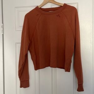 Aerie burnt orange pullover